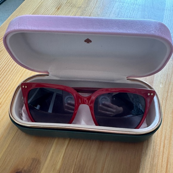 Kate Spade Gianna Red Sunglasses – Brand New in Case – Chic Summer Style main image 6